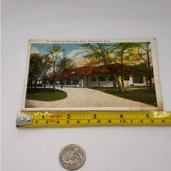 c1924 Refrectory, Minnehaha, Minneapolis, Minnesota 106 Vintage Postcard - Picture 7 of 13